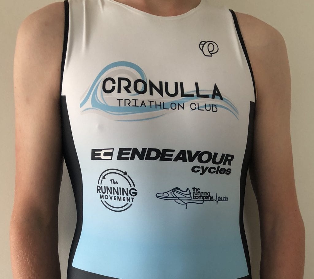 Men’s PEARL iZUMi Tri Race Singlet Cronulla Triathlon Club